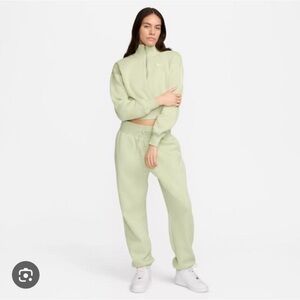 Nike Sportswear Phoenix Fleece 1/4 Zip Cropped Sweatshirt